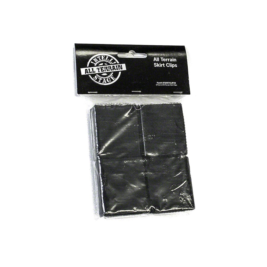 All-Terrain Hook and Loop Covered Clips for Skirts (8-pack)