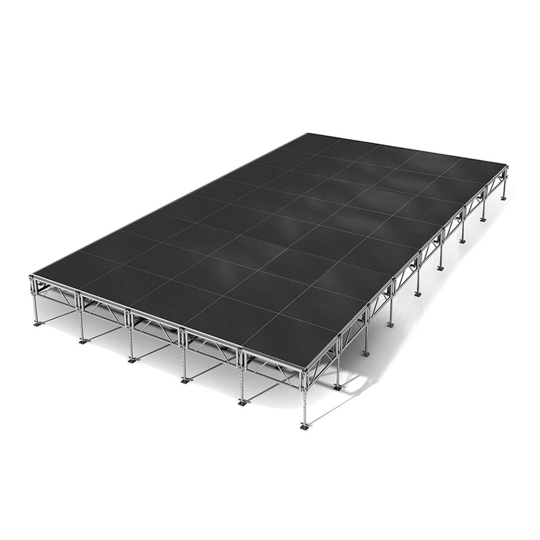All-Terrain 20'x32' Outdoor Stage System, 24"-48" High, Industrial Finish