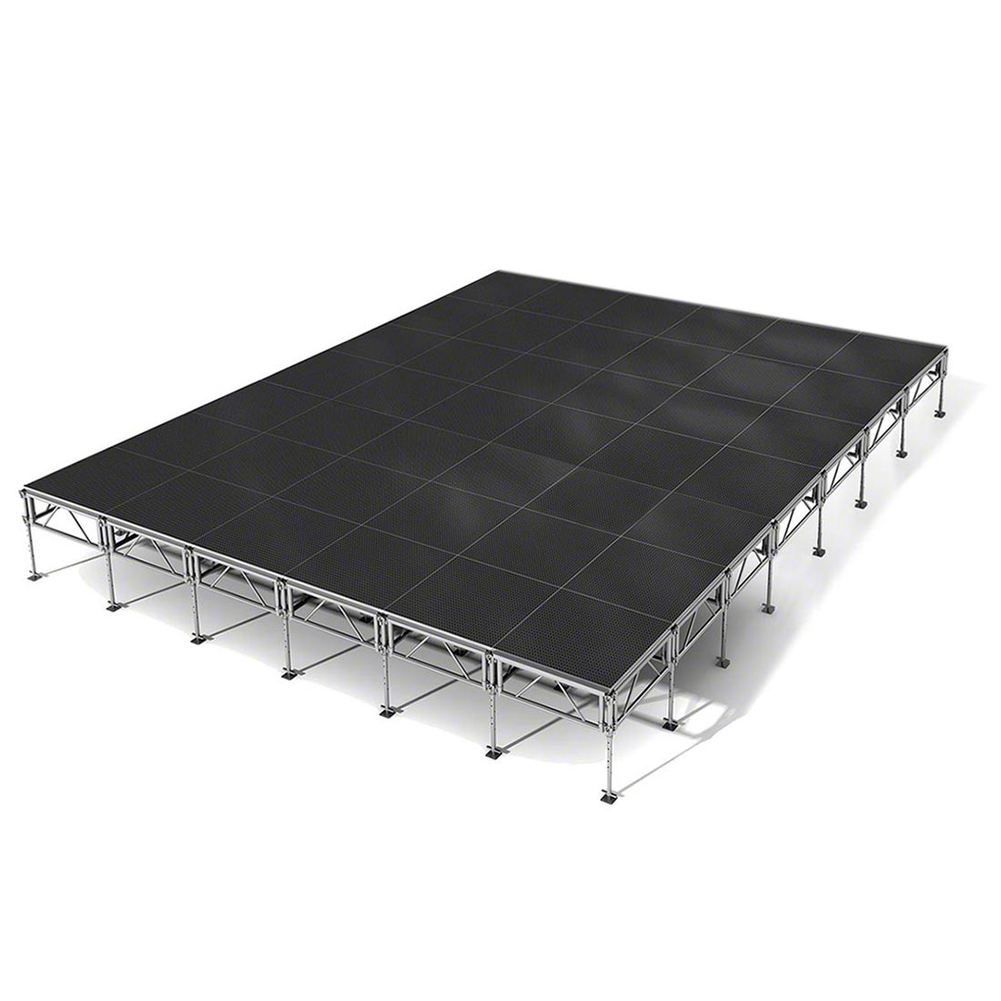 All-Terrain 24'x28' Outdoor Stage System, 24"-48" High, Industrial Finish