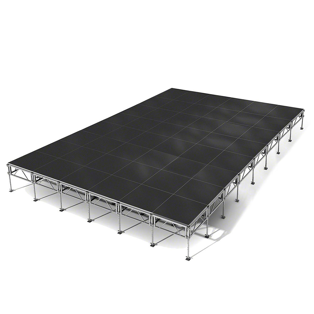 All-Terrain 24'x32' Outdoor Stage System, 24"-48" High, Industrial Finish
