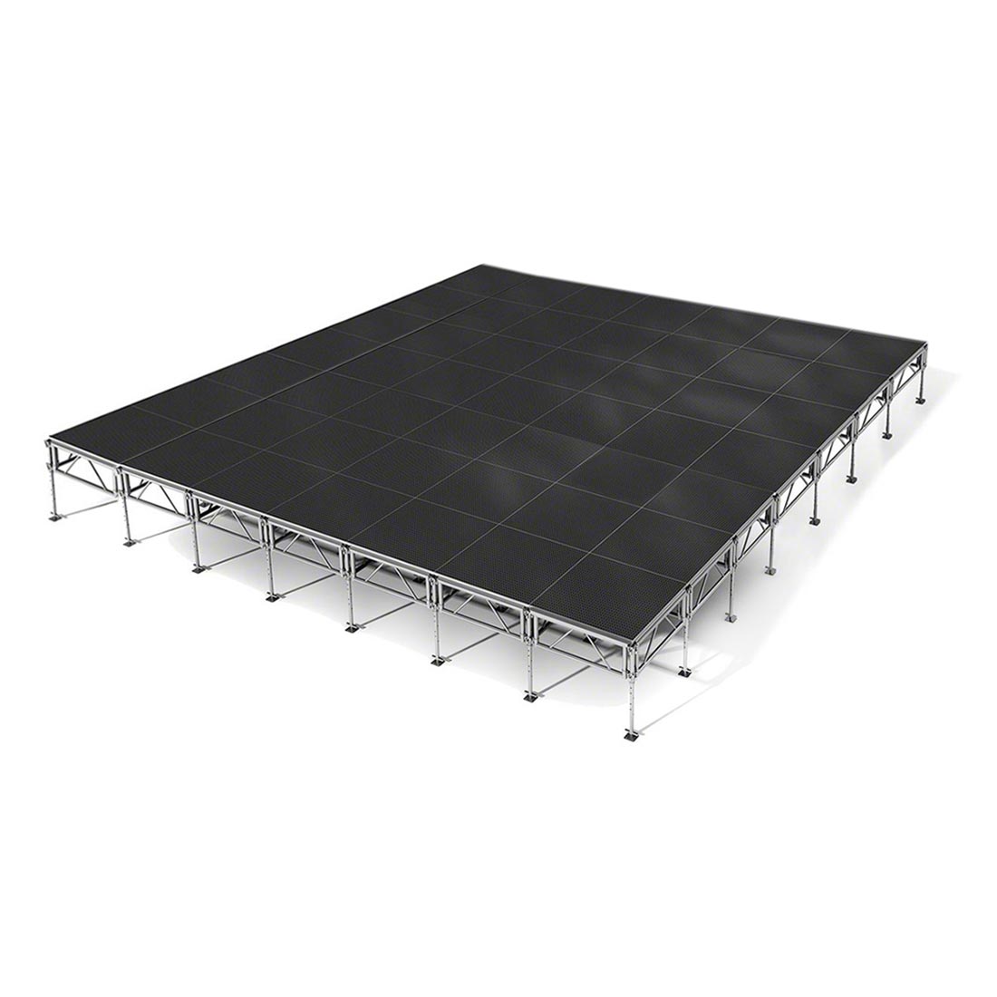 All-Terrain 28'x28' Outdoor Stage System, 24"-48" High, Industrial Finish