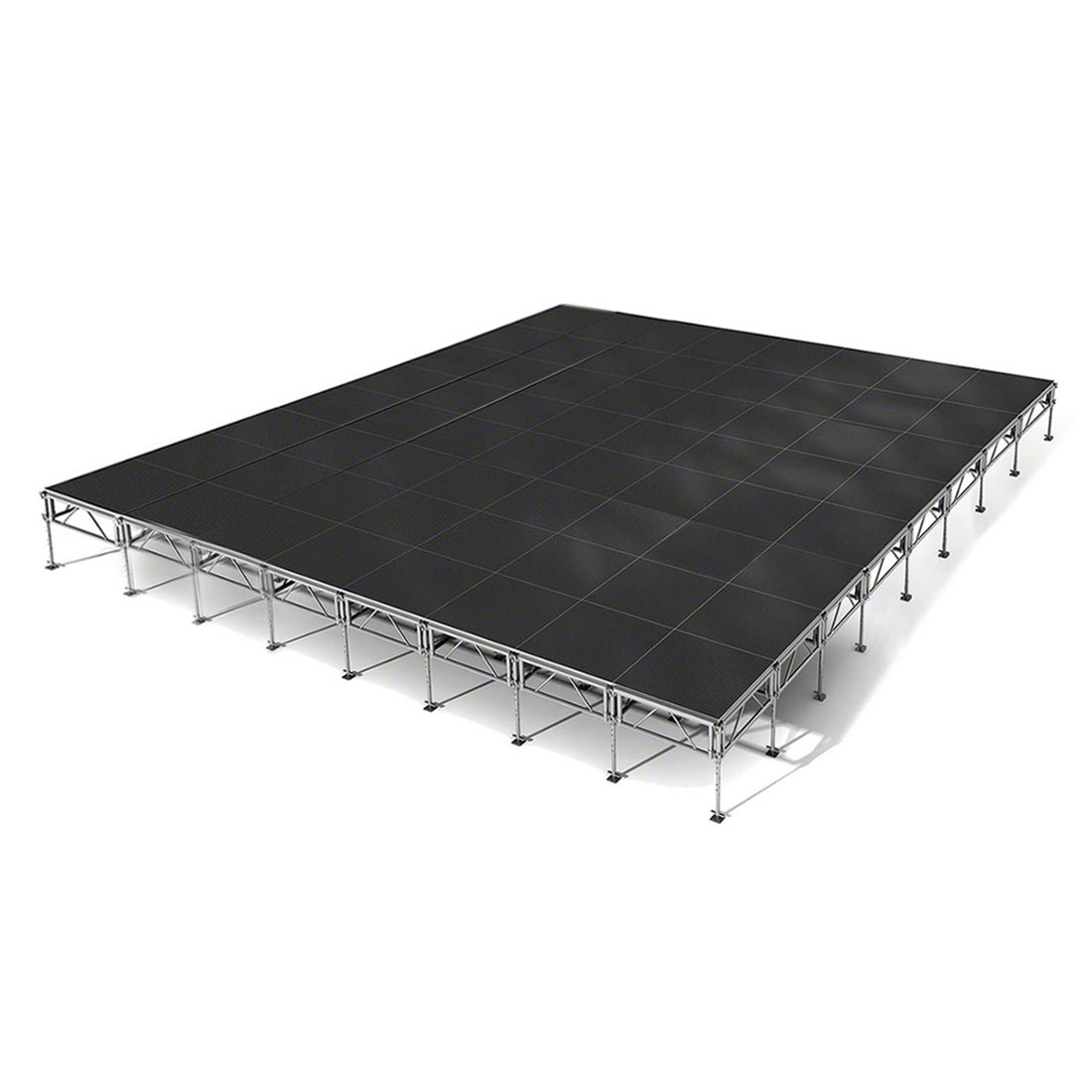 All-Terrain 32'x32' Outdoor Stage System, 24"-48" High, Industrial Finish