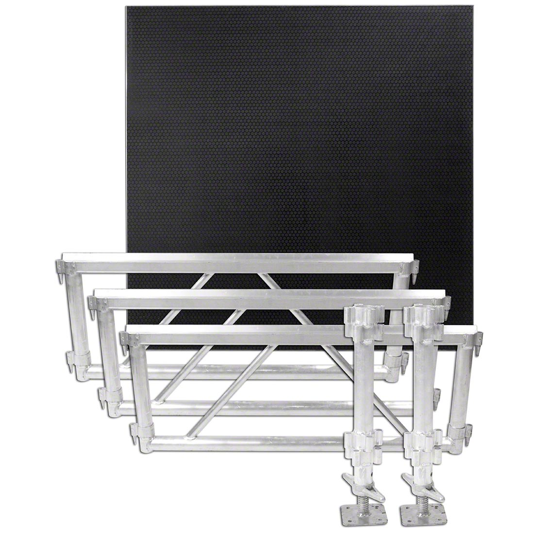 All Terrain 4'x4' Extension Kit - 3 Side Panels/2 Leg Assembly/1 Platform, Industrial Finish