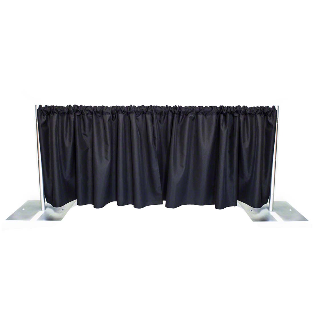 Ameristage FlexDrape 6'-10' Adjustable Back Drop Half-Wall Freestanding Kit
