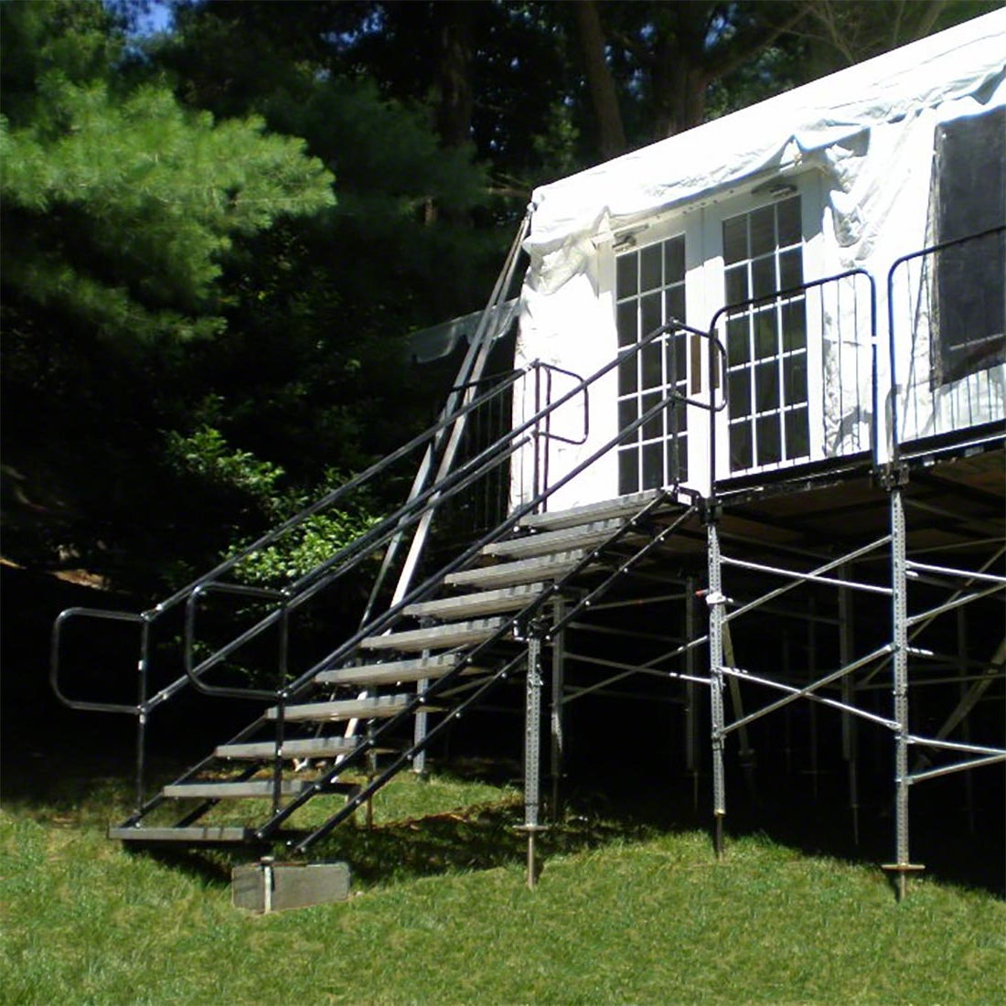 Biljax 10-Step Ultra-Stair for 40" to 70" High Stage