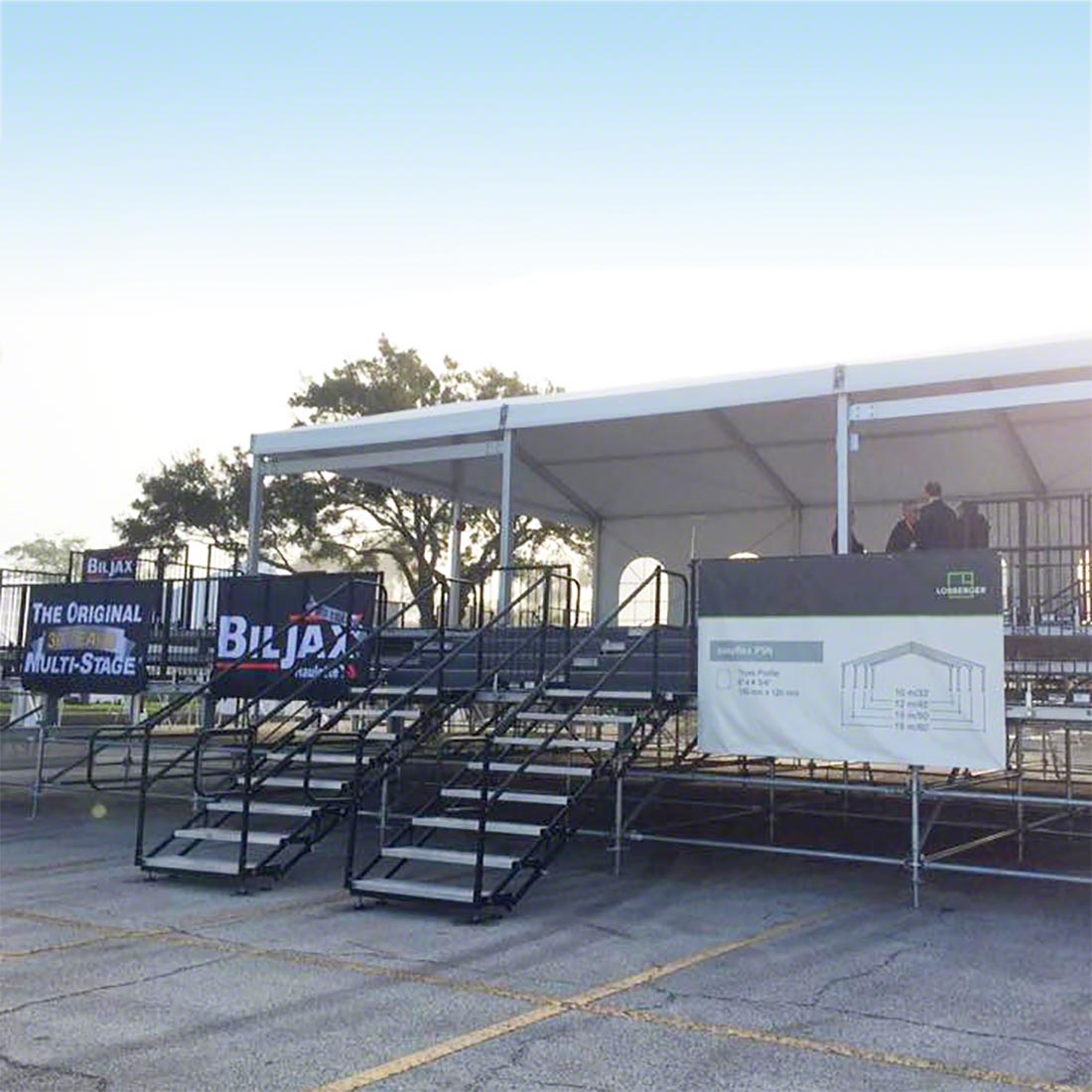 Biljax 8-Step Ultra-Stair for 32" to 56" High Stage