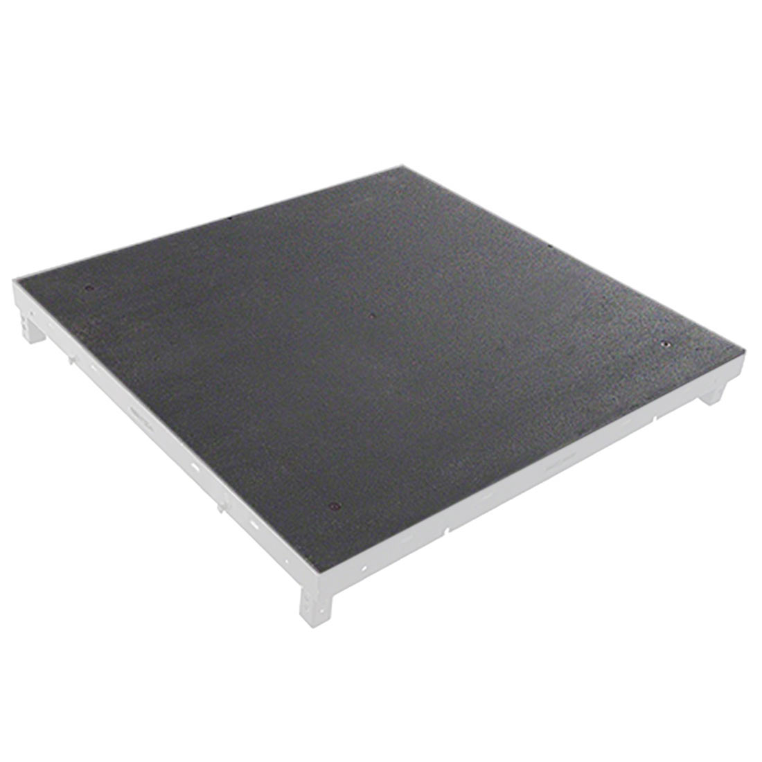 Biljax ST8100 4'x4' Stage Deck Replacement Top, Black Poly Ripple Plywood BJX-0106-12-7