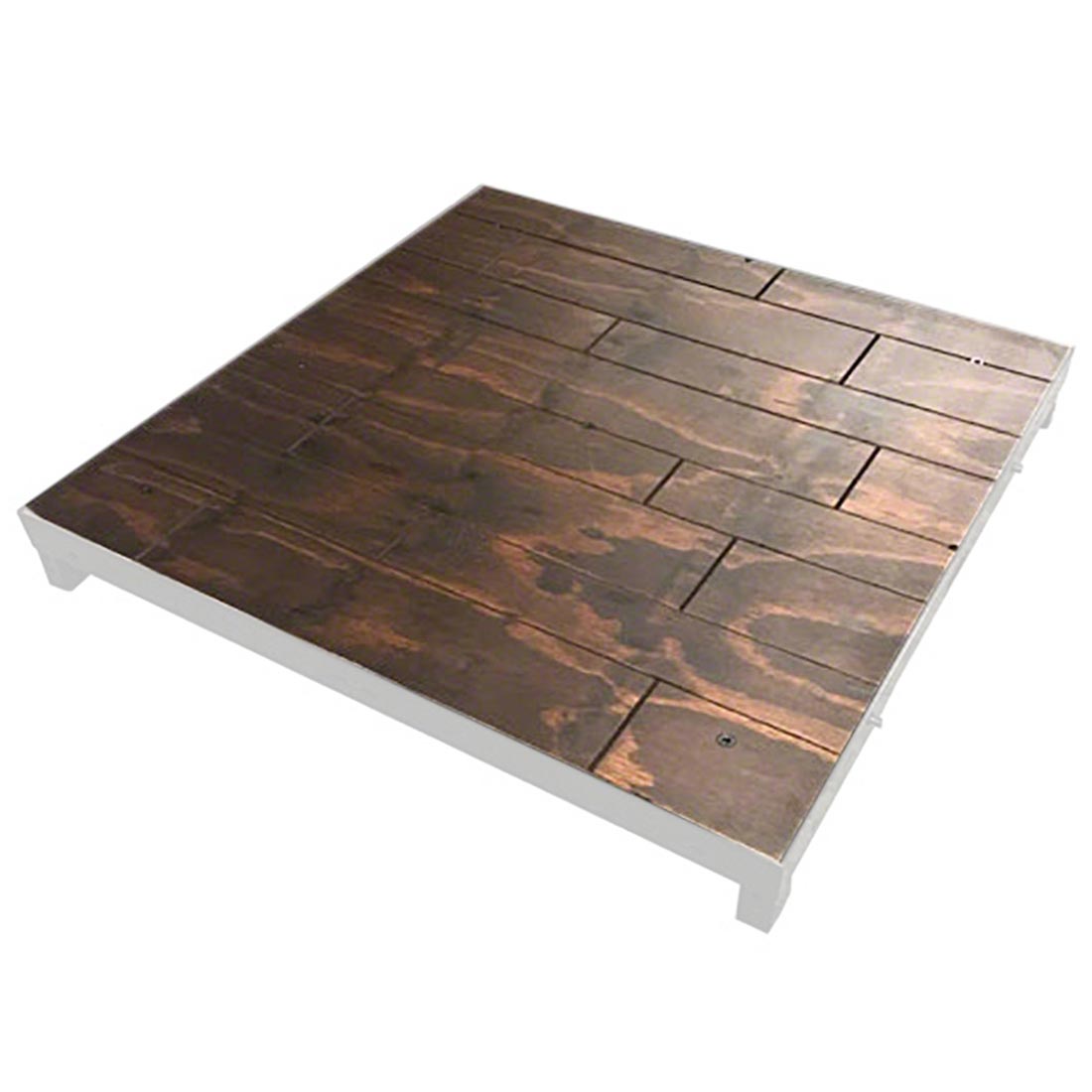 Biljax ST8100 4'x4' Stage Deck Replacement Top, Pecan Faux Hardwood Stained Plywood BJX-0191-0350-01
