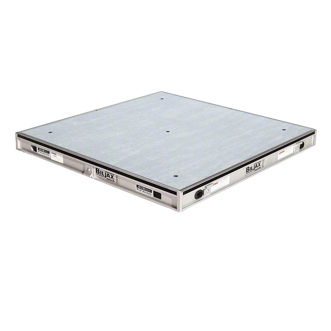 Biljax AS2100 4'x4' Square Gray Stained Plywood Stage Deck Platform