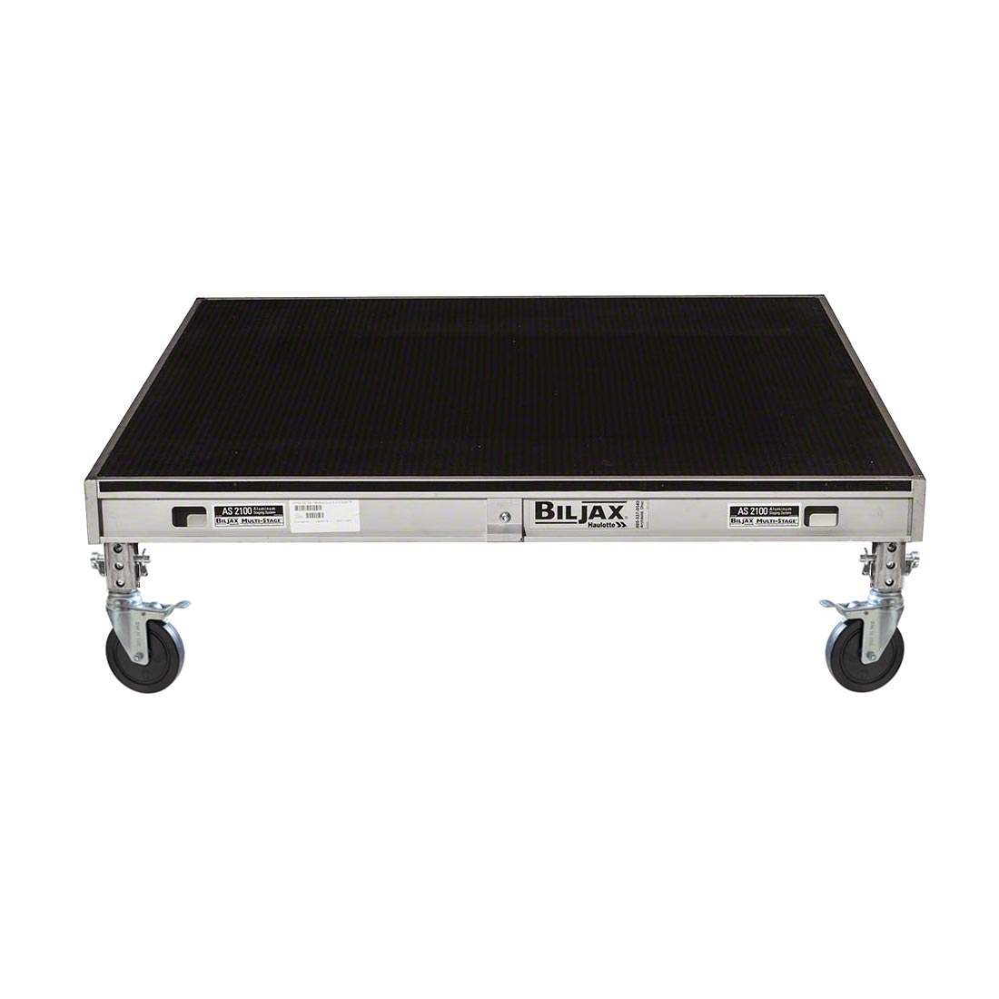 Biljax AS2100 4'x4' Mobile Stage Unit, Black Poly