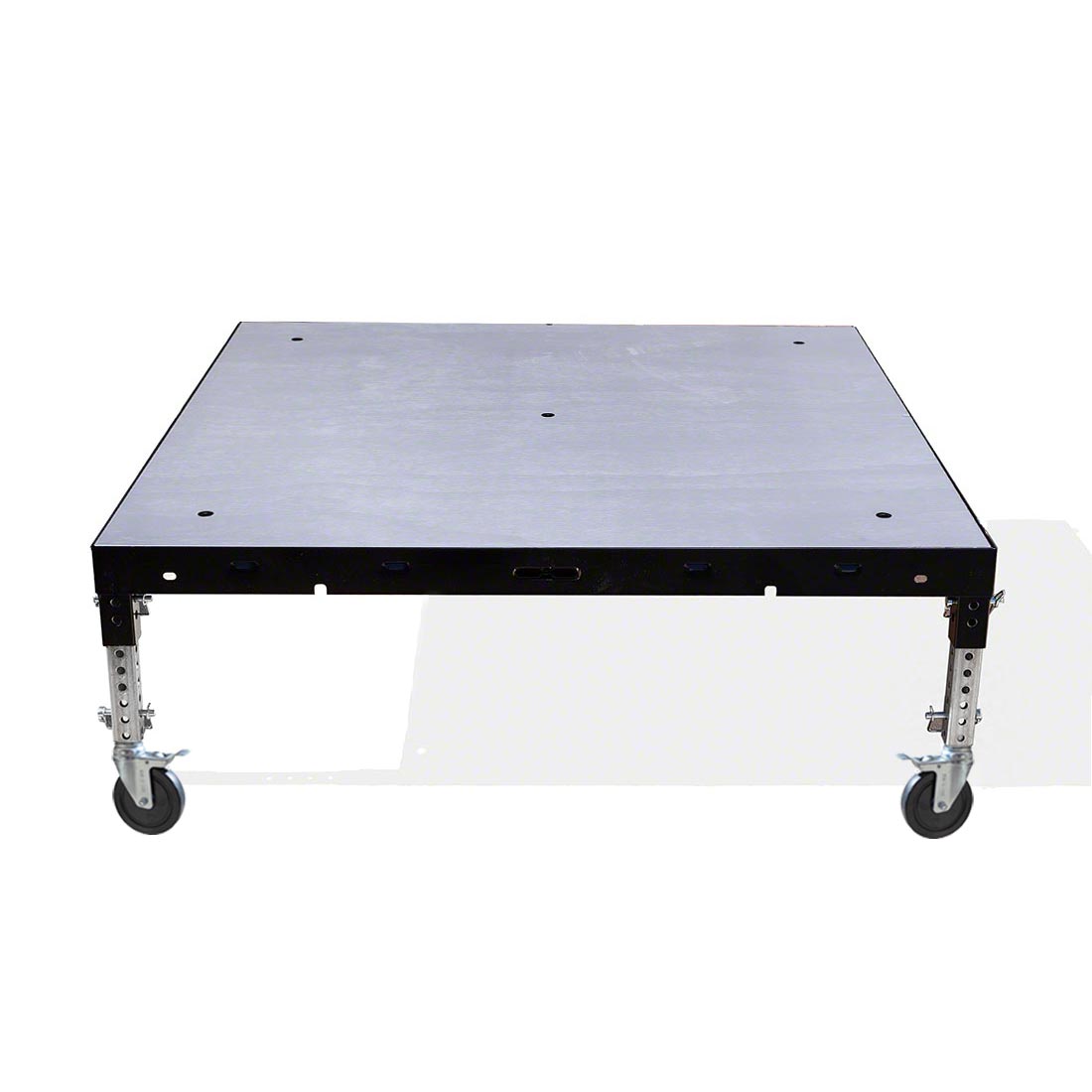 Biljax ST8100 4'x4' Mobile Stage Unit, Gray Stained Plywood BJX-MST4X4-GSP