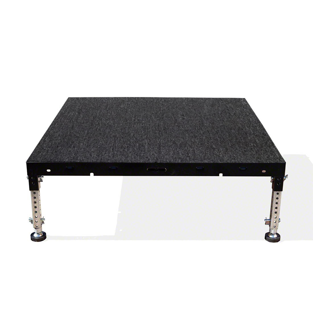 Biljax ST8100 4'x4' Portable Stage Kit, Gray Carpet