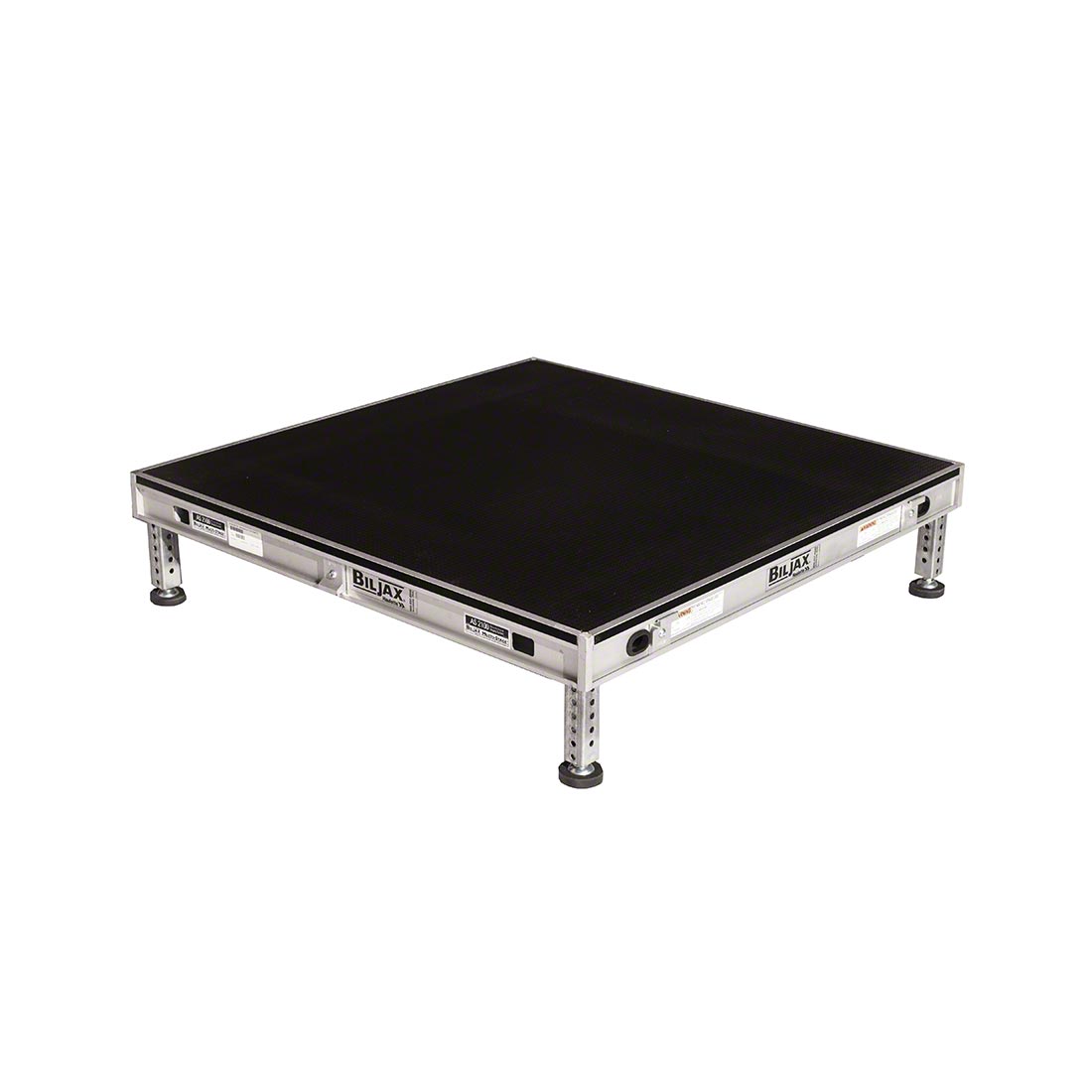 Biljax AS2100 4'x4' Portable Stage Kit, Black Poly (1 - 4'x4' Deck)