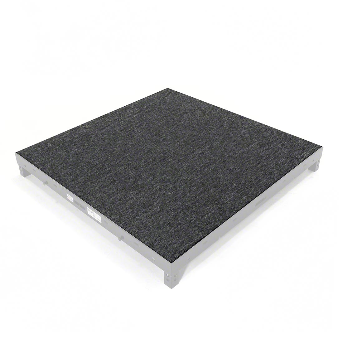 Biljax ST8100 4'x4' Stage Deck Replacement Top, Gray Carpet Plywood BJX-0106-057-3