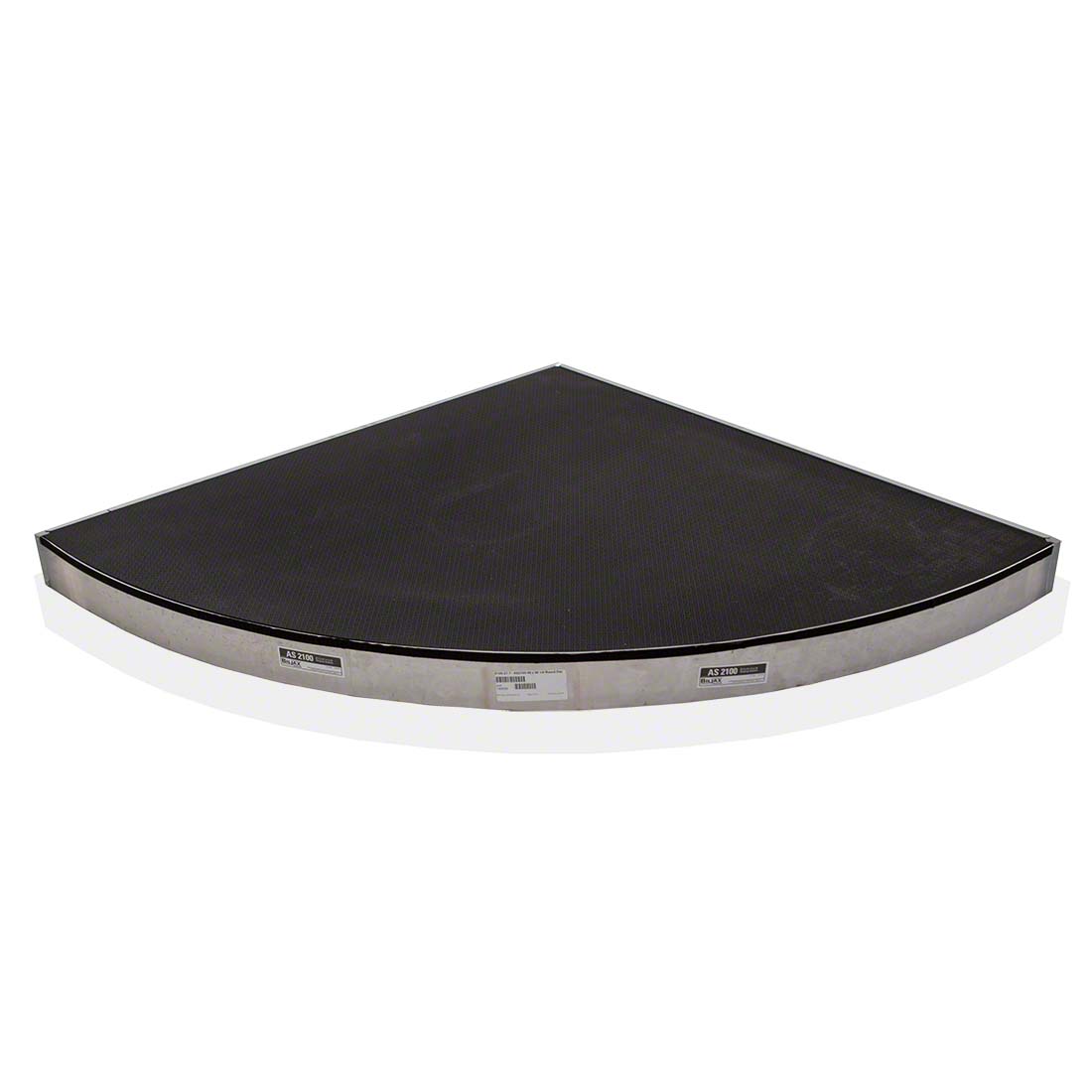 Biljax AS2100 4' Quarter Round Poly Stage Deck Platform