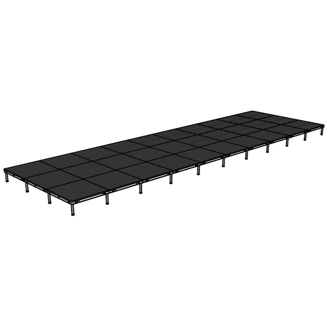 Biljax AS2100 12'x40' Portable Stage Kit (30 - 4'x4' Decks)
