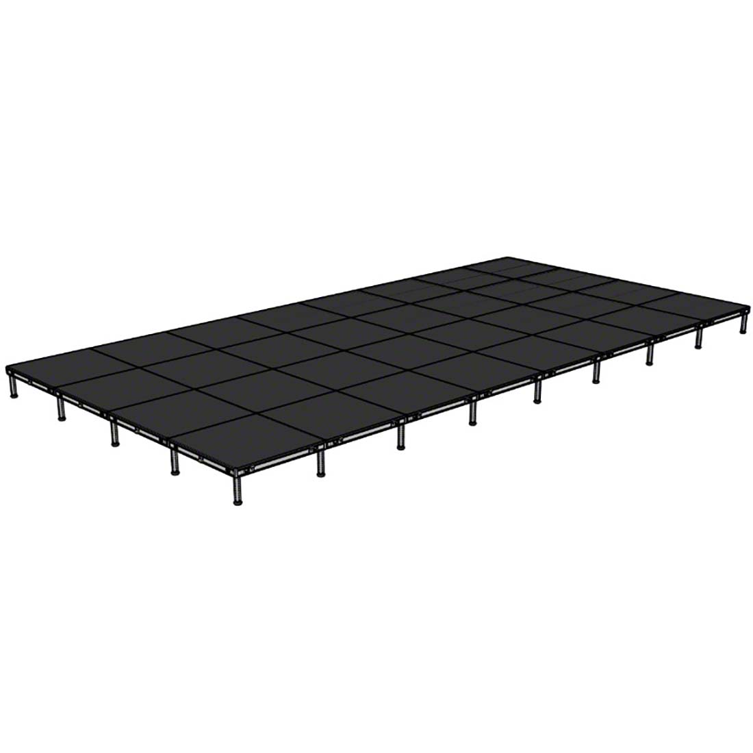 Biljax AS2100 16'x32' Portable Stage Kit (32 - 4'x4' Decks)