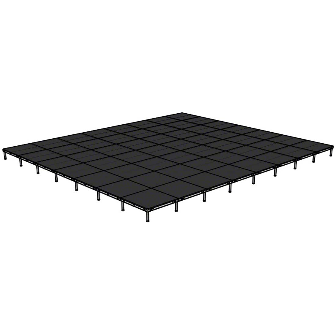 Biljax AS2100 28'x32' Portable Stage Kit (56 - 4'x4' Decks)