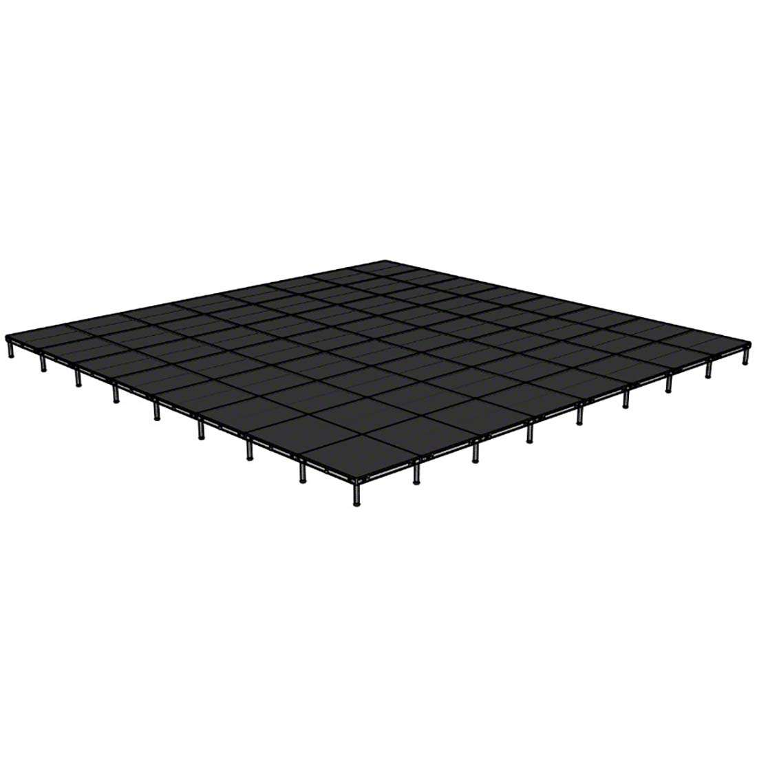 Biljax AS2100 32'x32' Portable Stage Kit (64 - 4'x4' Decks)