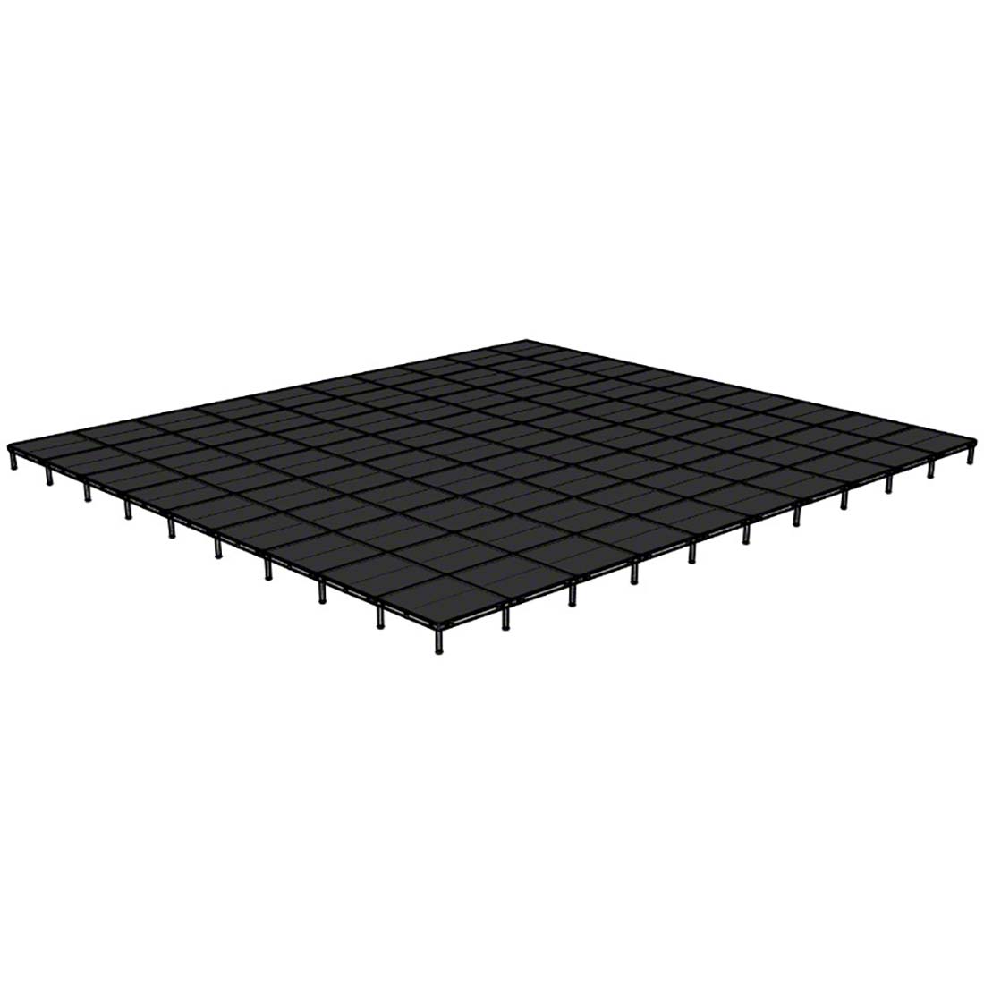 Biljax AS2100 36'x40' Portable Stage Kit (90 - 4'x4' Decks)