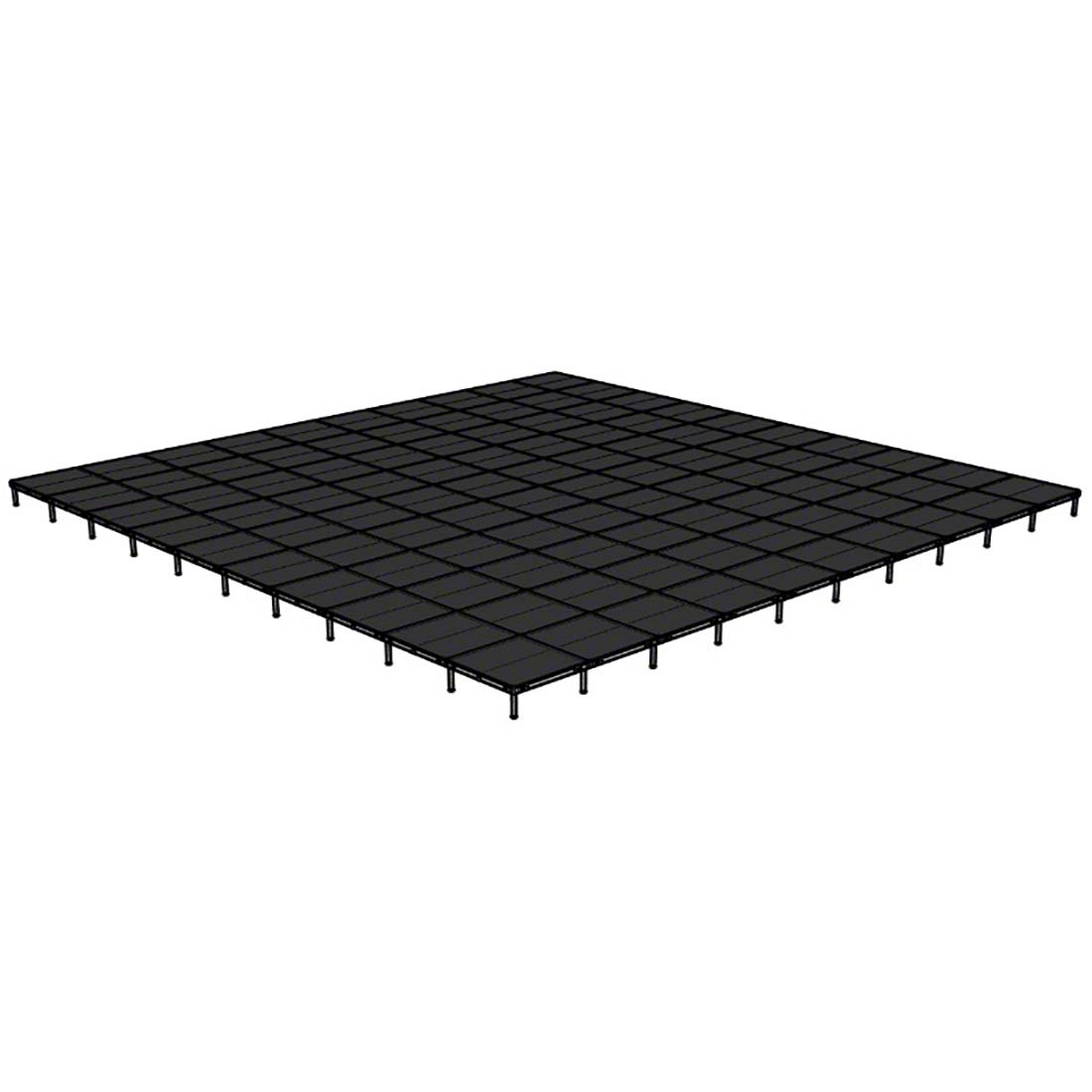 Biljax AS2100 40'x40' Portable Stage Kit (100 - 4'x4' Decks)