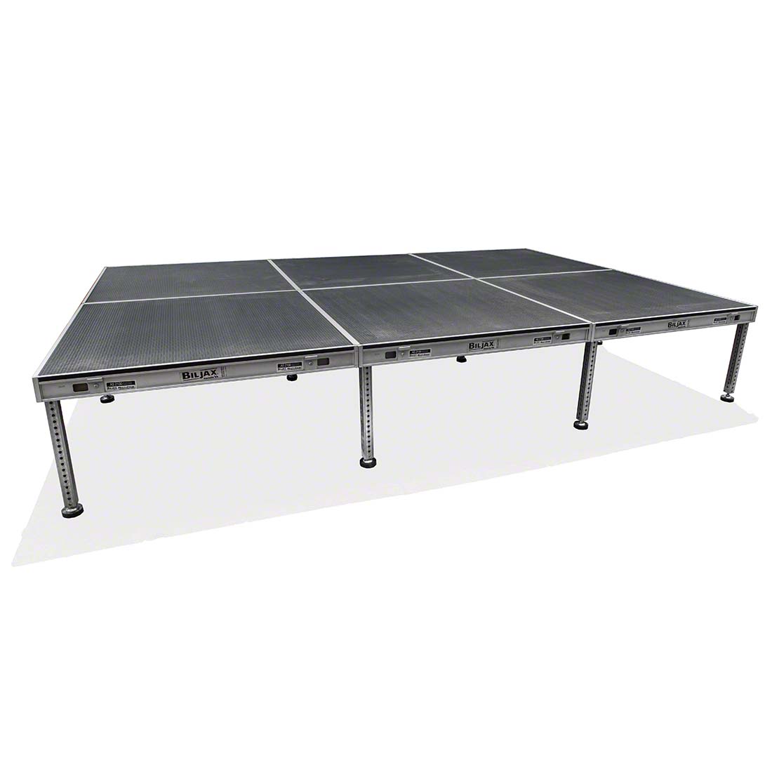 Biljax AS2100 8'x12' Fixed-Height Portable Stage Kit (6 - 4'x4' Decks) BJX-AS44F-8X12