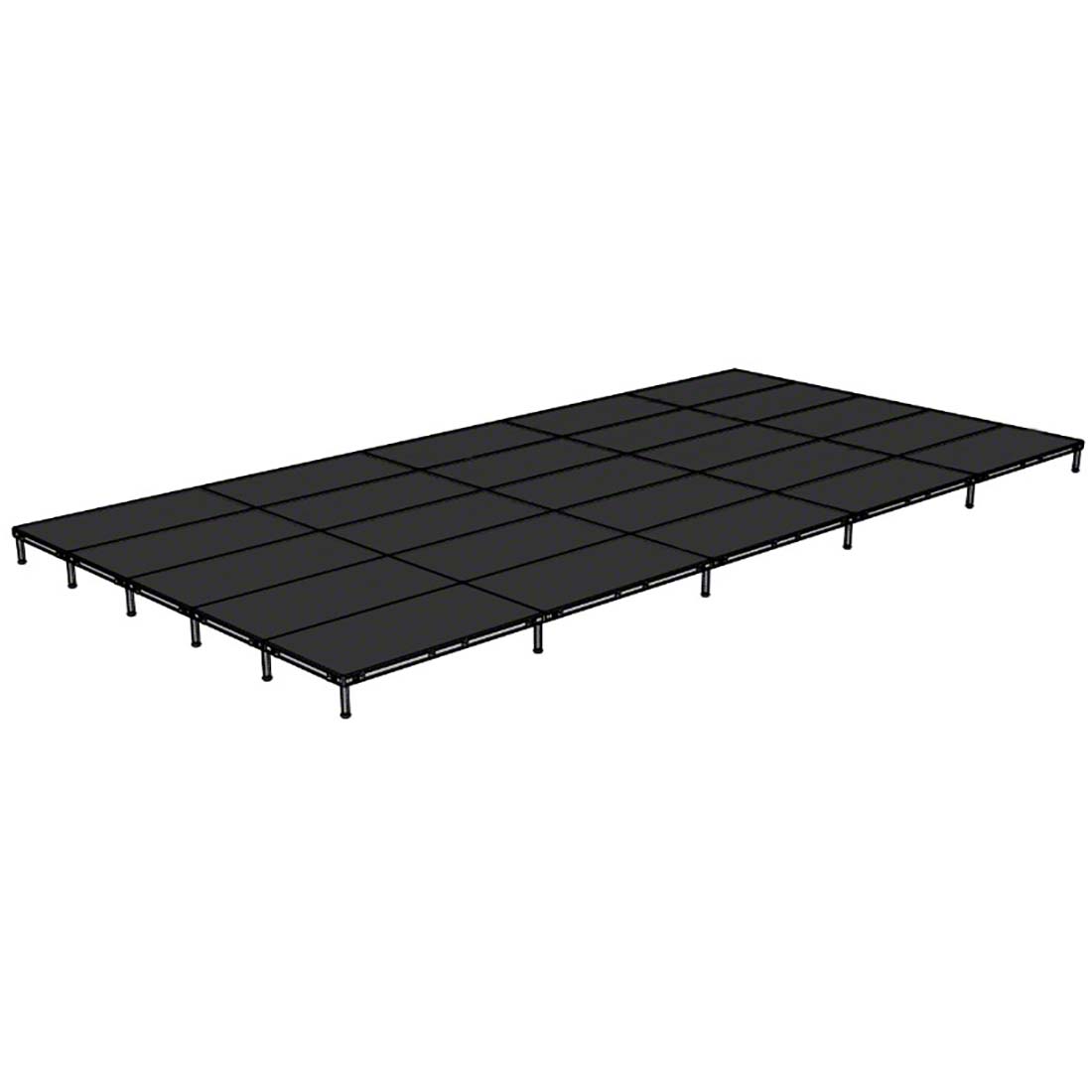 Biljax AS2100 20'x40' Portable Stage Kit (25 - 4'x8' Decks)