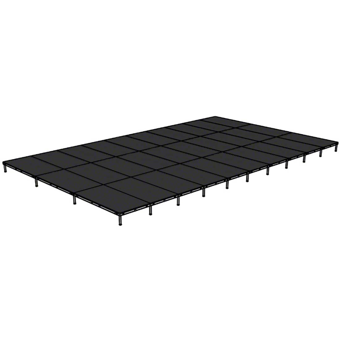 Biljax AS2100 24'x40' Portable Stage Kit (30 - 4'x8' Decks)