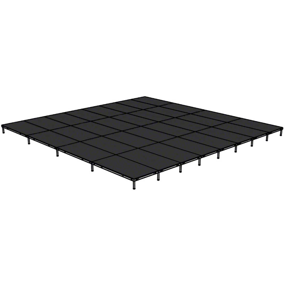 Biljax AS2100 32'x32' Portable Stage Kit (32 - 4'x8' Decks)