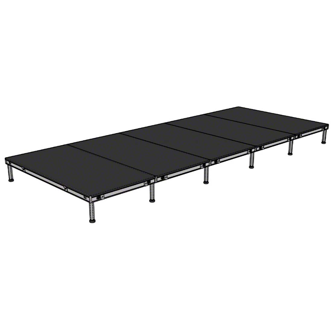 Biljax AS2100 8'x20' Portable Stage Kit (5 - 4'x8' Decks)