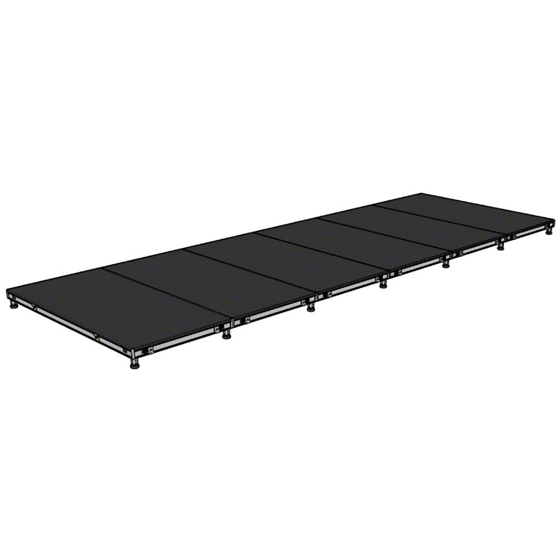Biljax AS2100 8x24 Portable Stage Kit, 6 4x8 Decks | StageDrop