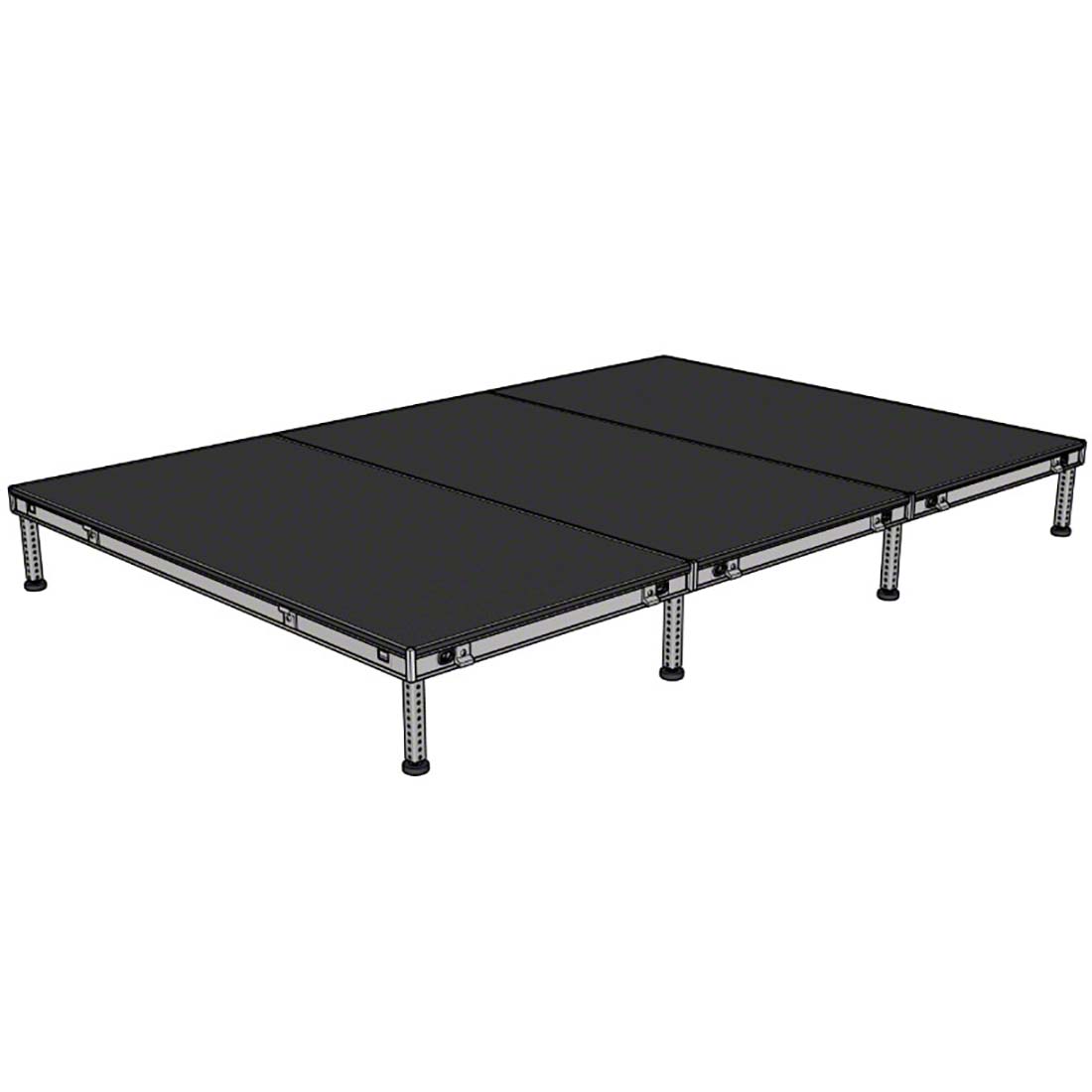 Biljax AS2100 8'x12' Portable Stage Kit (3 - 4'x8' Decks)
