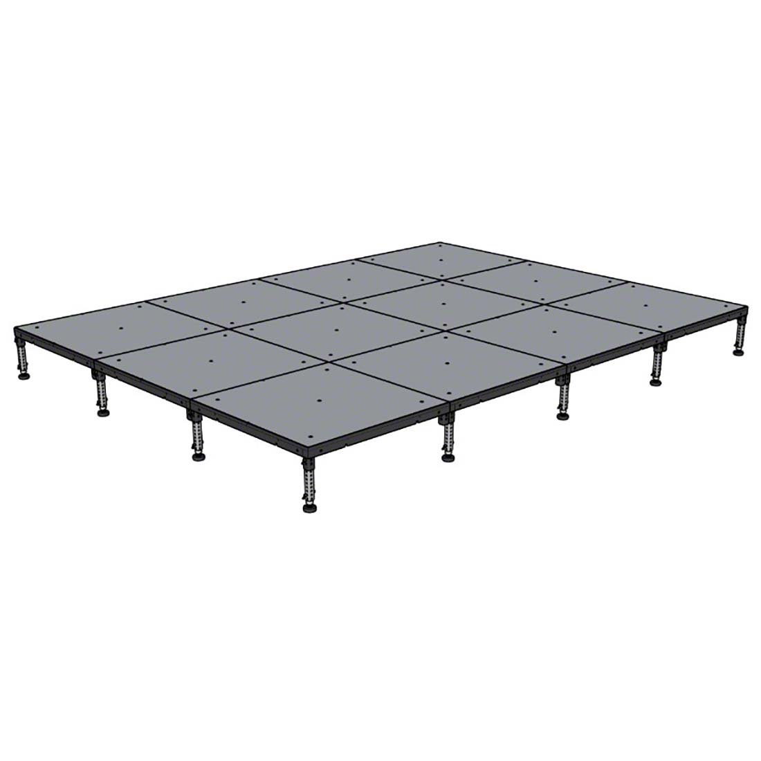 Biljax ST8100 Multi-Stage 12'x16' Portable Stage Kit BJX-ST-12X16