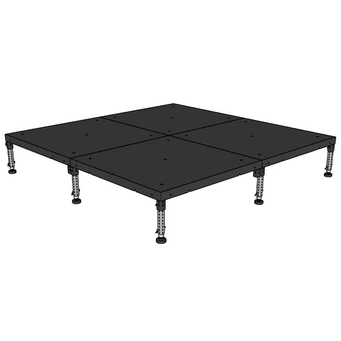 Biljax ST8100 Multi-Stage 8x8 Portable Stage Kit | StageDrop