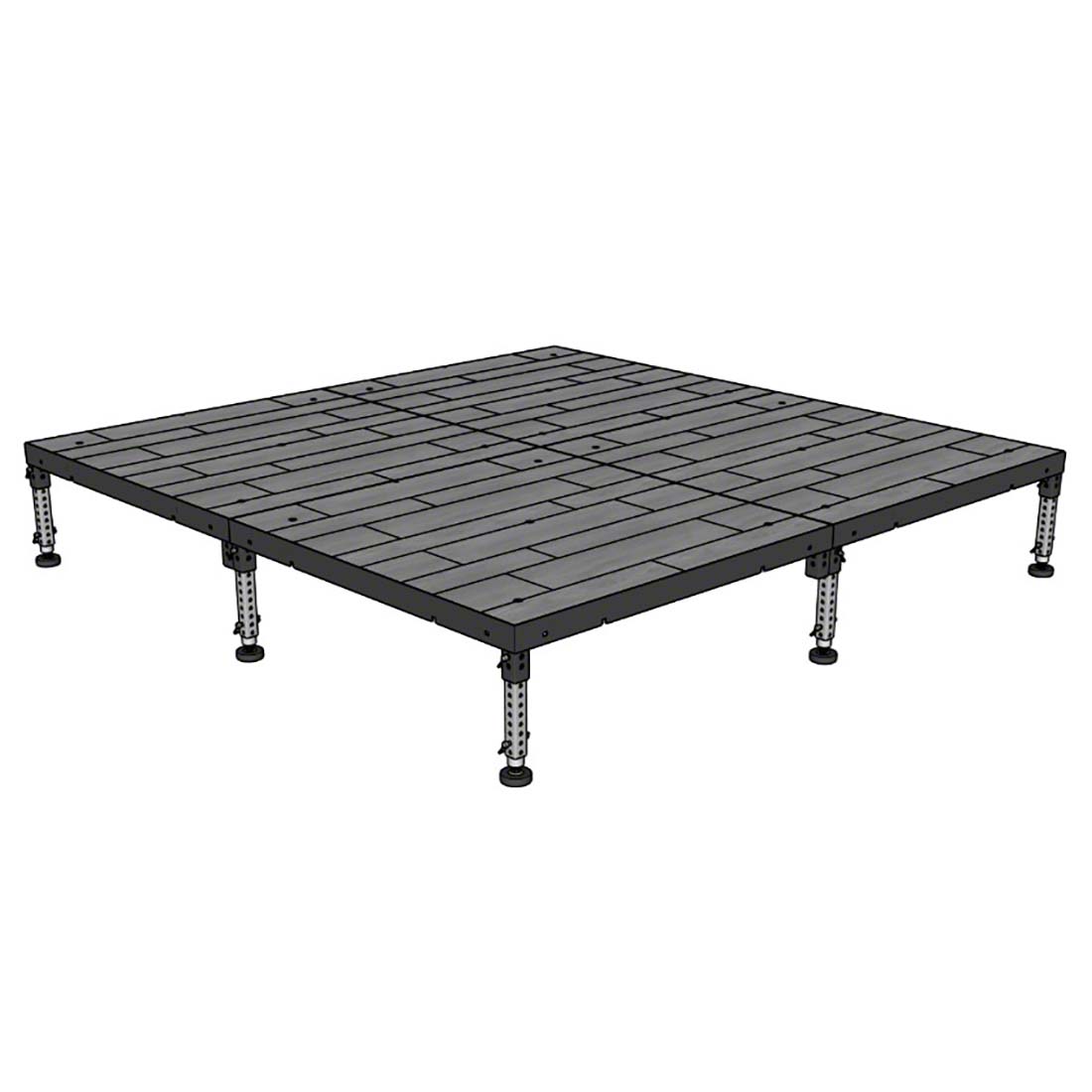 Biljax ST8100 Multi-Stage 8x8 Portable Stage Kit | StageDrop