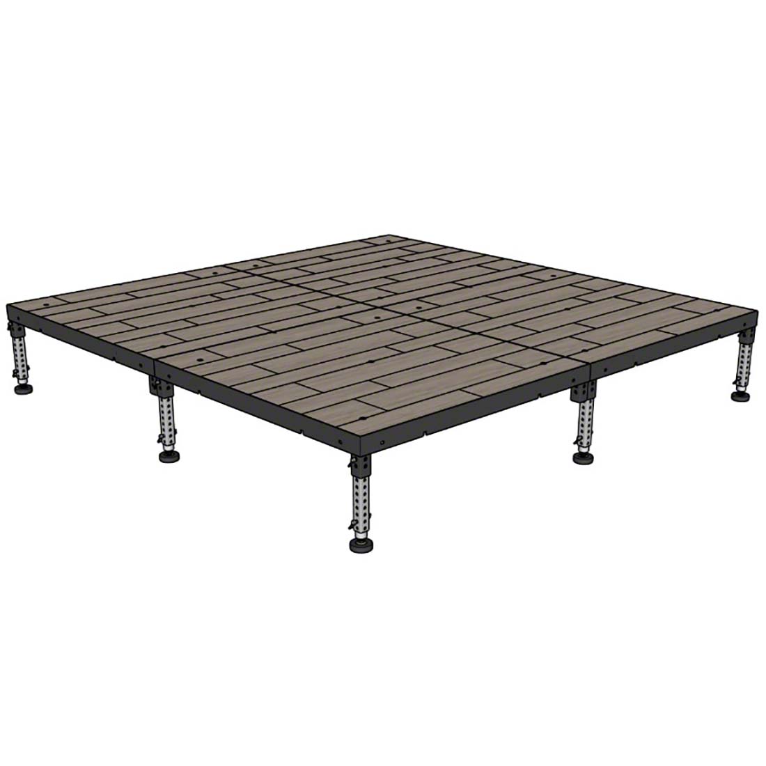 Biljax ST8100 Multi-Stage 8x8 Portable Stage Kit | StageDrop