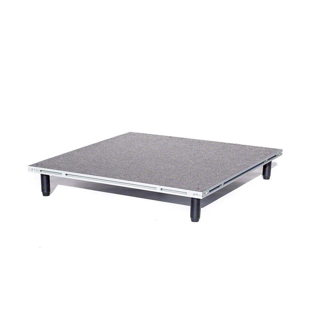 IntelliStage Lightweight 3'x3' Portable Stage Unit w/ Screw-In Legs, 6" High
