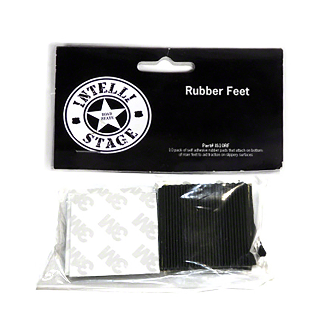 IntelliStage Self-Adhesive Rubber Feet for Risers (10-pack)