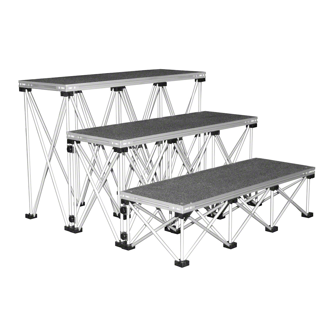 IntelliStage Lightweight 3 Wide Step Kit for 32" High Stages IS3STEP32C, IS3STEP32T, IS3STEP32I