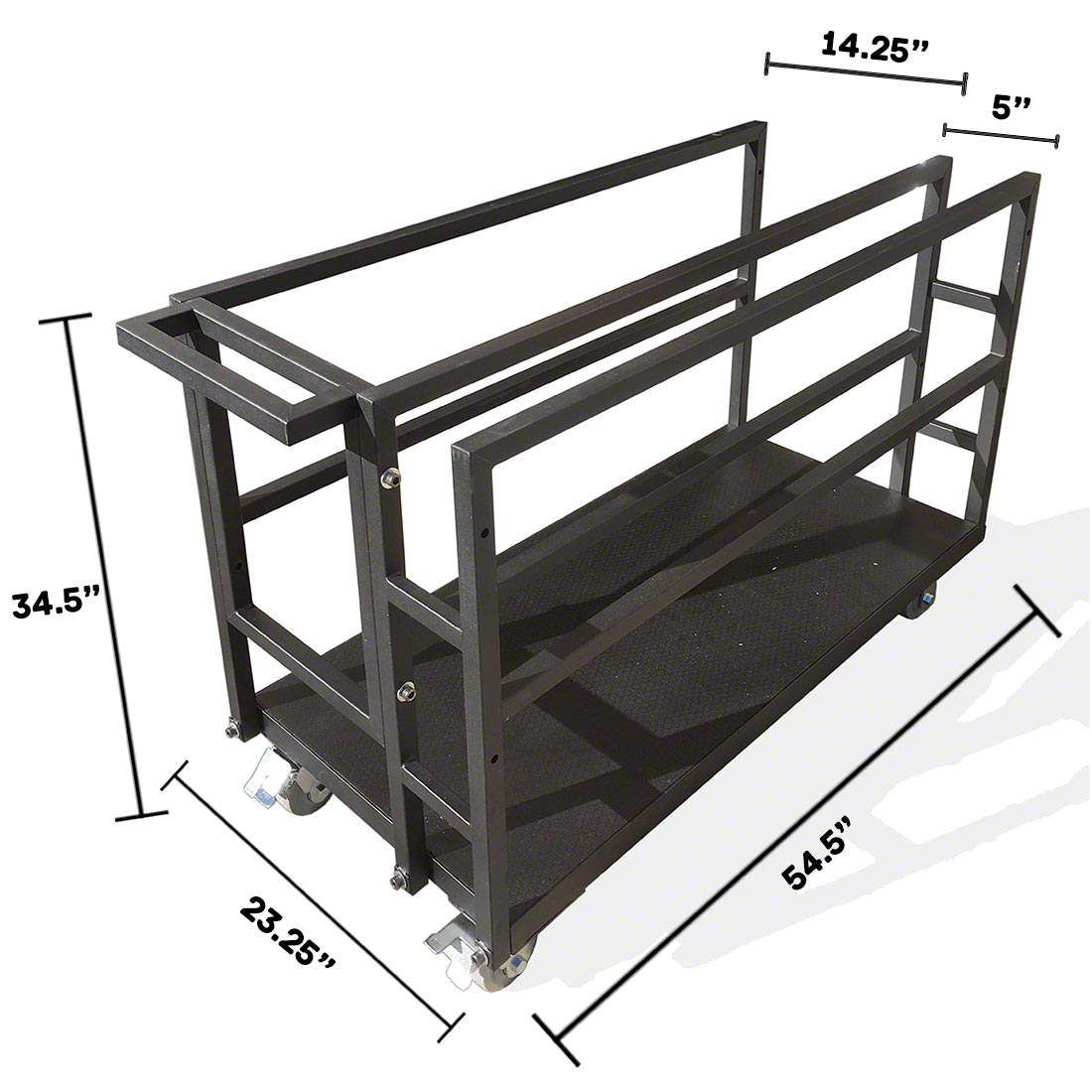 IntelliStage ISCART Lightweight Stage Platform &amp; Riser Storage Trolley - ISCART