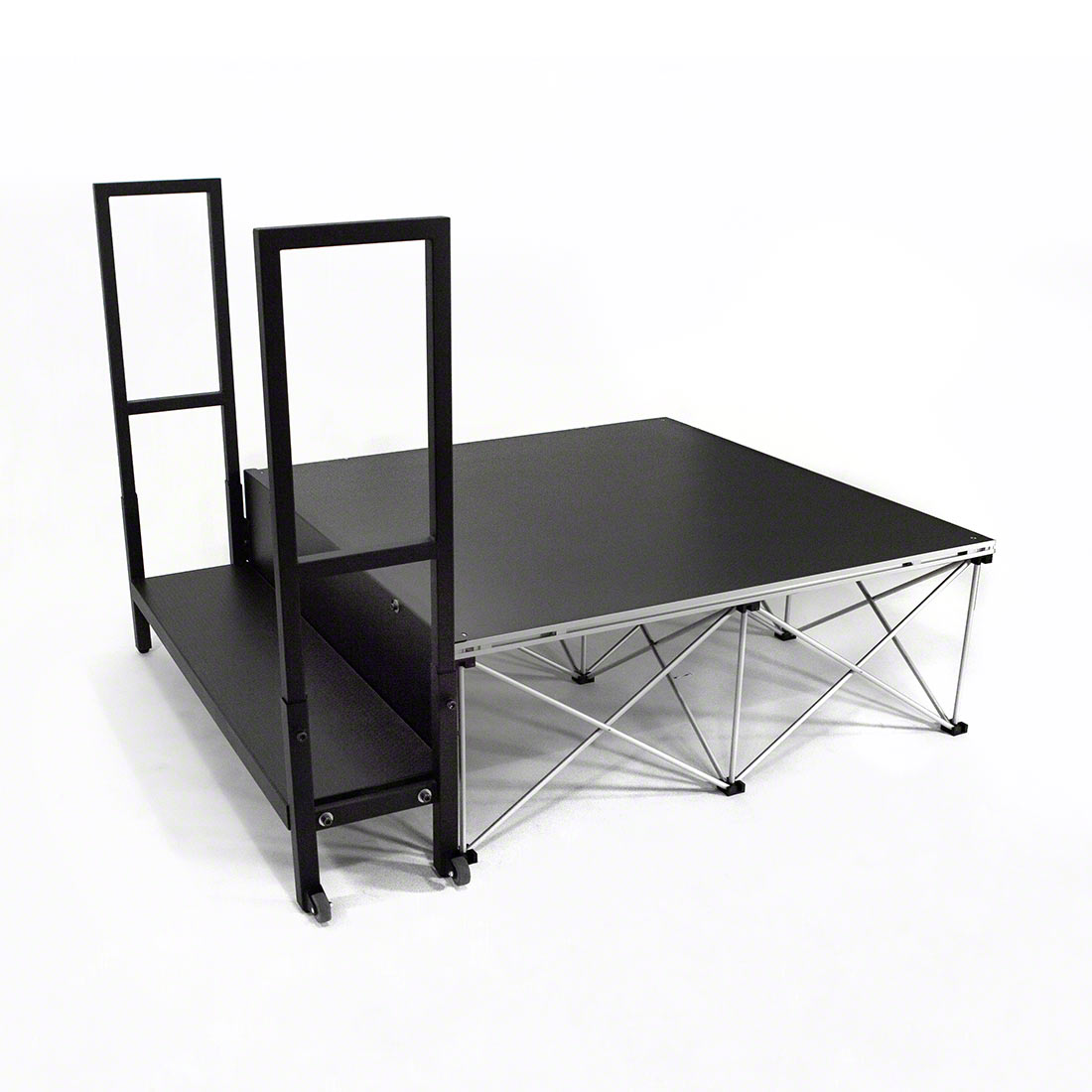 IntelliStage 1-Step Fixed Stairs for 16" High Stage - ISSTAIR1