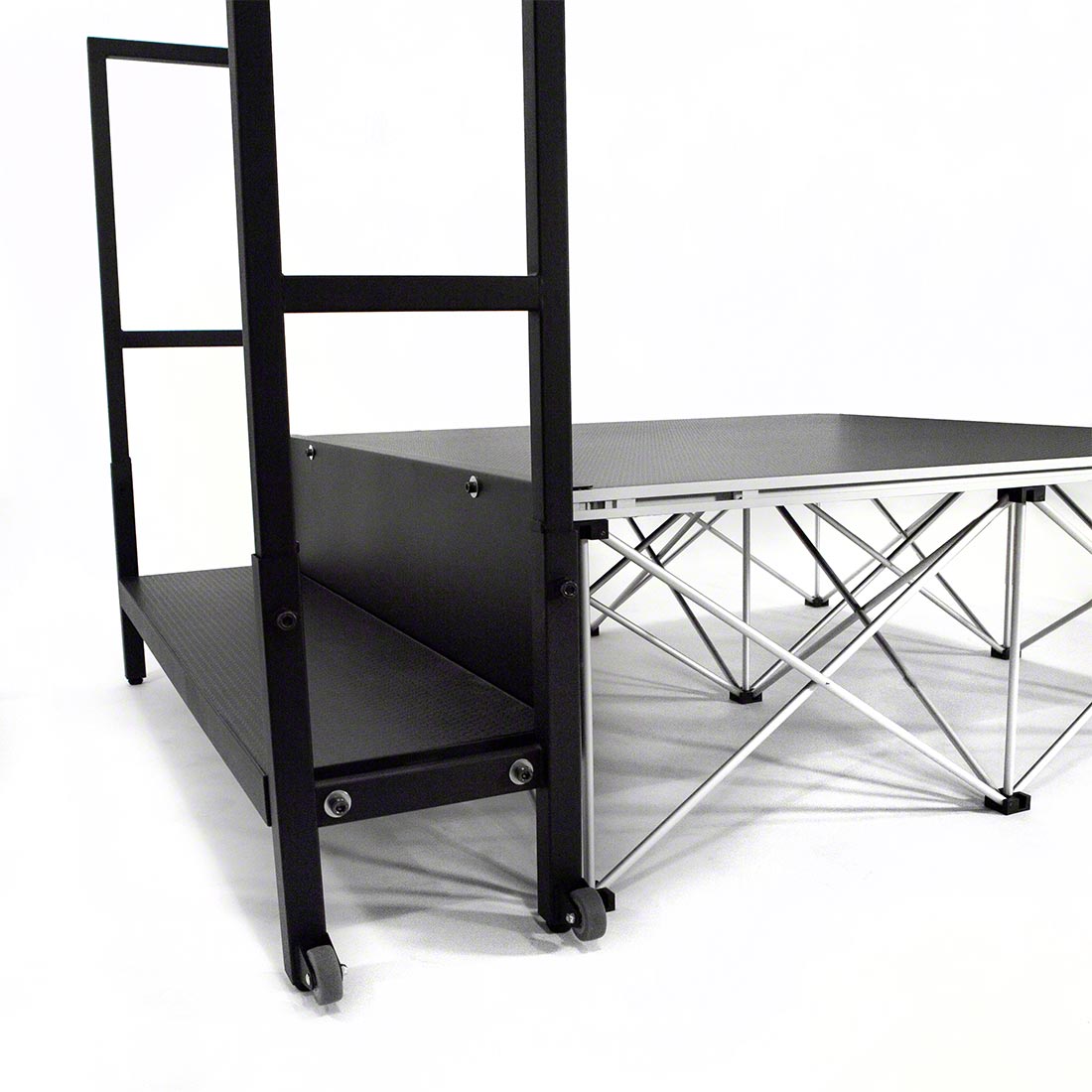 IntelliStage 1-Step Fixed Stairs for 16" High Stage - ISSTAIR1