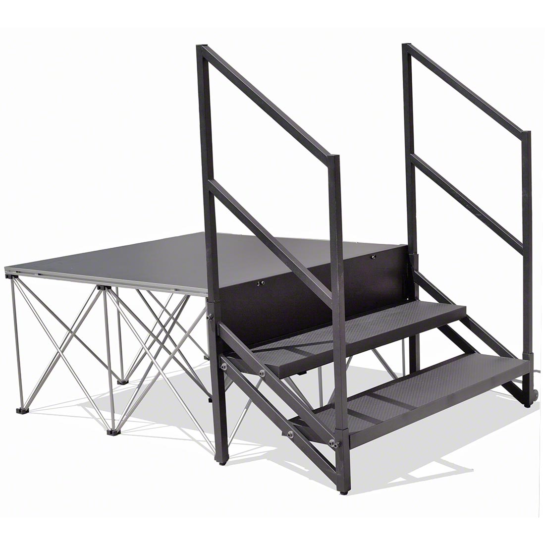 IntelliStage 3-Step Fixed Stairs for 32" High Stage - ISSTAIR3