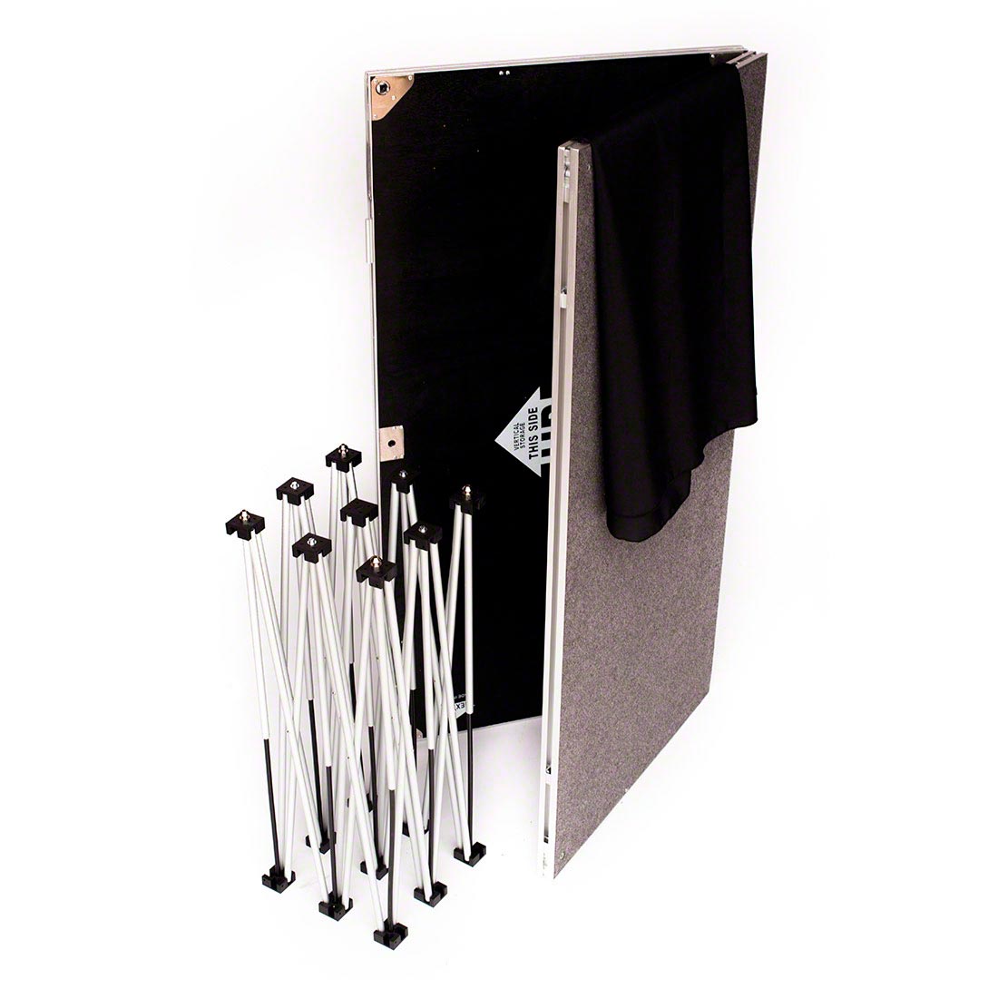 StageDrop 4'x4' Lightweight Folding Portable Stage Package - SD44C