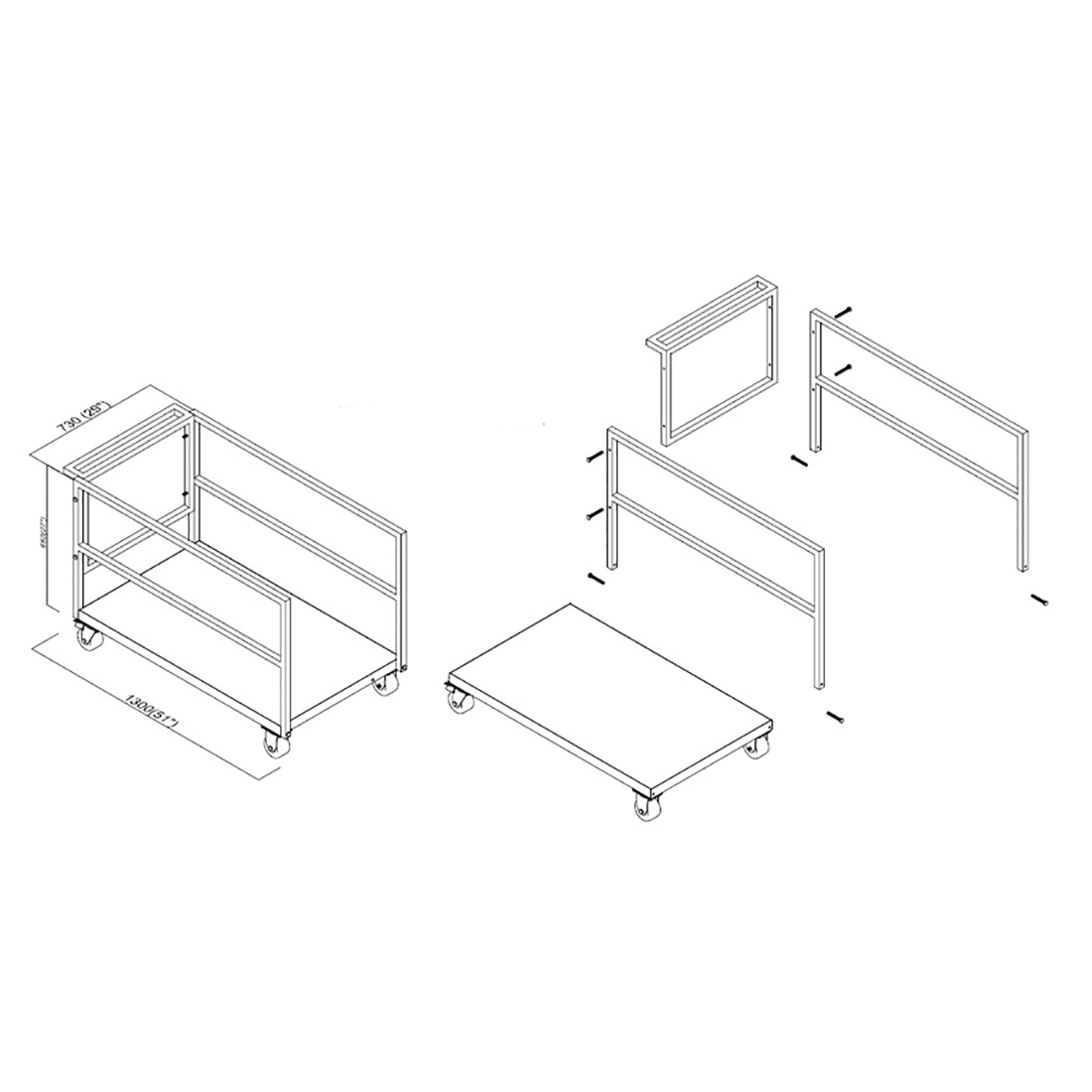 QuickLock Stage Platform Trolley - QLPCART