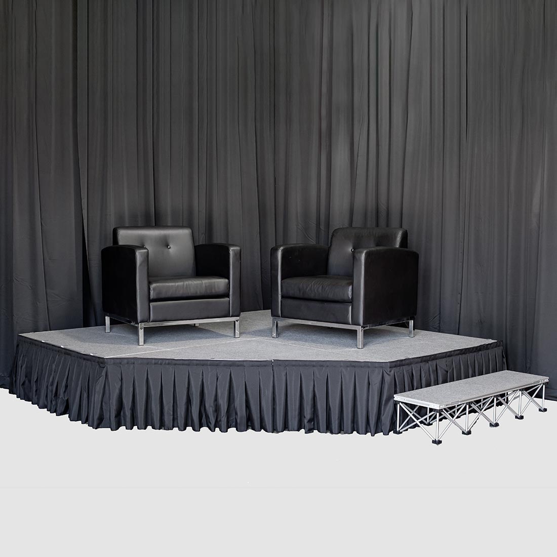 TotalPackage™ 8'x8' Lightweight Corner Stage Kit - TPLC88
