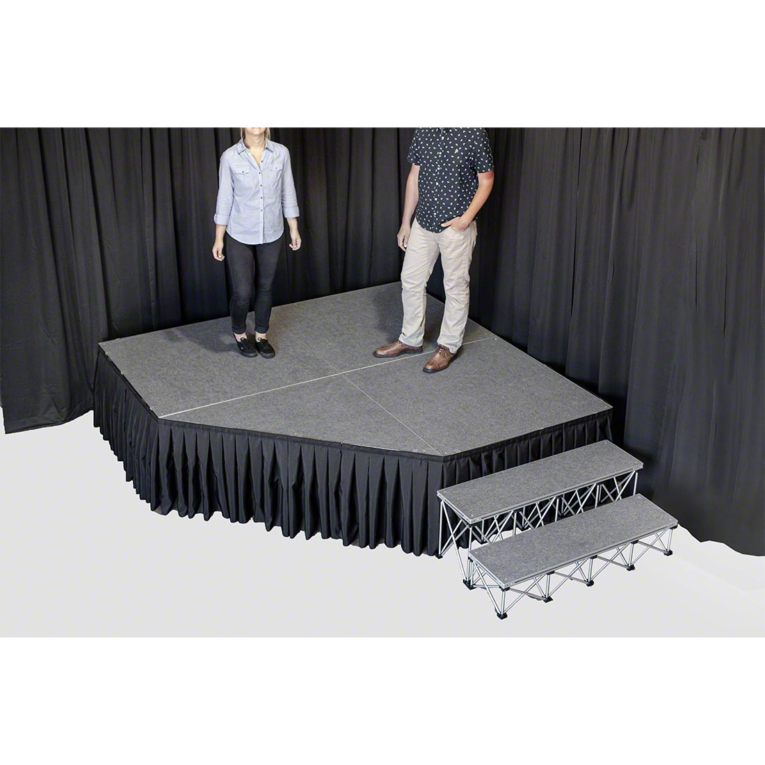 TotalPackage™ 8'x8' Lightweight Corner Stage Kit - TPLC88