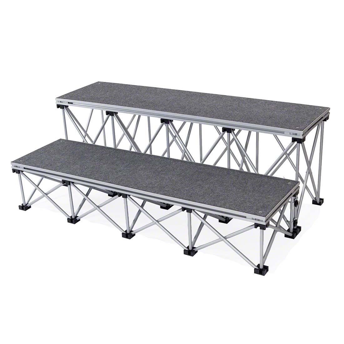 IntelliStage Lightweight 4' Wide Step Kit for 24" High Stages