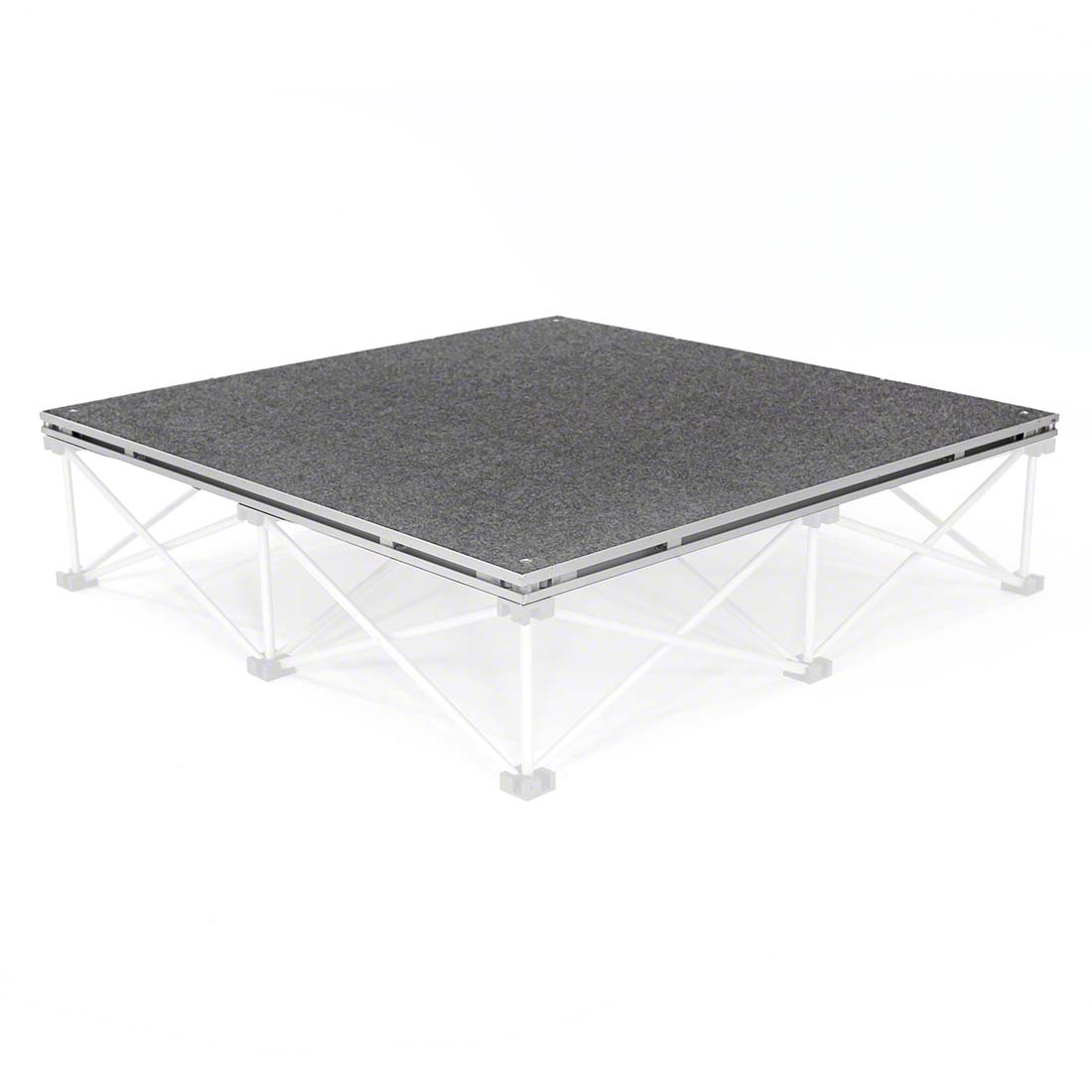 IntelliStage Lightweight 4'x4' Square Stage Platform (2-pack) - ISP4X4CD-ISP4X4TD-ISP4X4ID