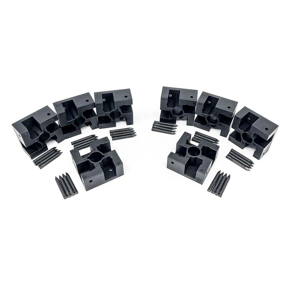 IntelliStage Stage Plastic Riser Replacement Feet (8-pack) ISRFEET